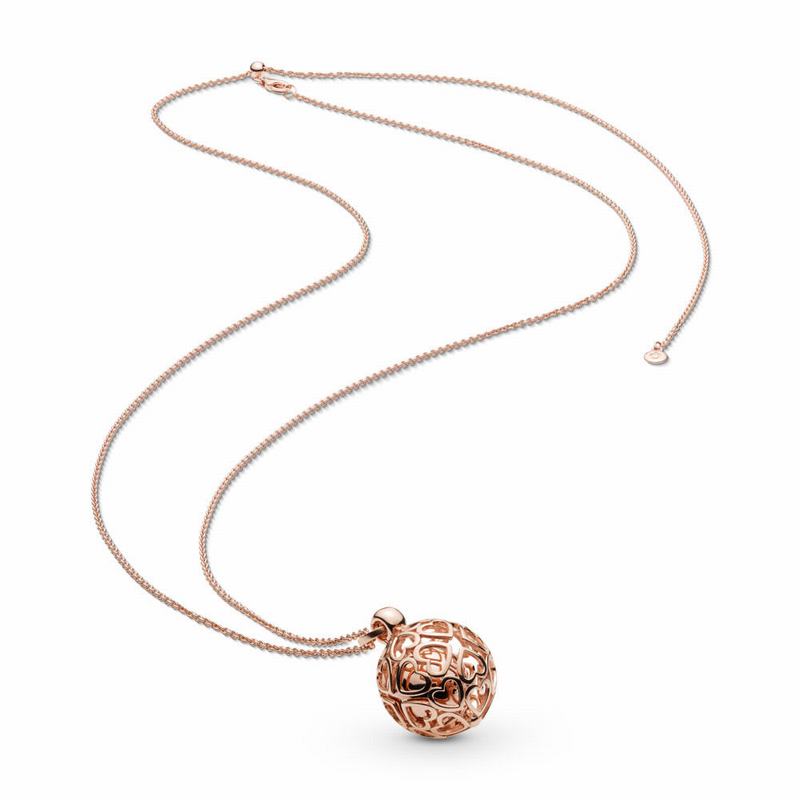 Pandora Rose™ Harmonious Hearts Chime Necklace - Pandora Rose - Canada | HJ3599NY